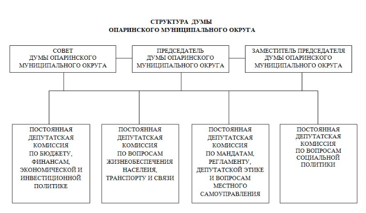 Структура Думы.